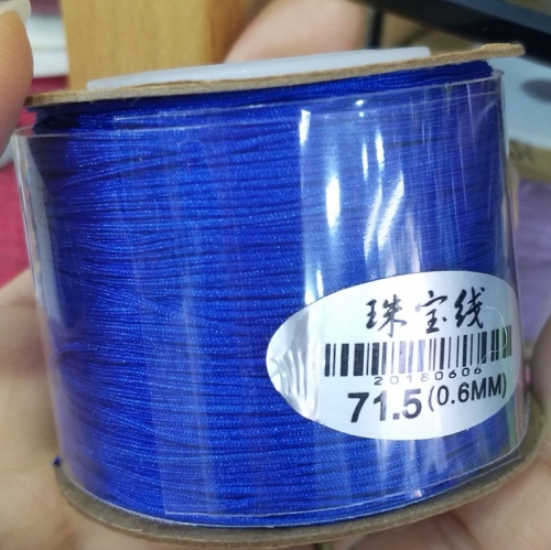0.6mm #71.5 Nylon Thread Nylon Macrame Cord String for Beading Jewelry