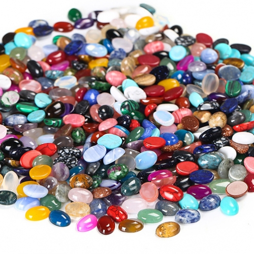 Oval Cabochons Flat Back All Kinds of Stones